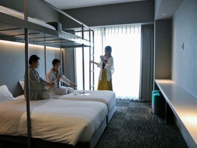 「ASBO STAY HOTEL」バンクベッドルーム