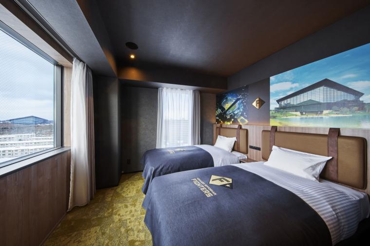 「エスコンフィールドHOKKAIDOホテル 北広島駅前」ファイターズフロアファミリー