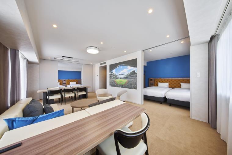 「エスコンフィールドHOKKAIDOホテル 北広島駅前」スイートルーム