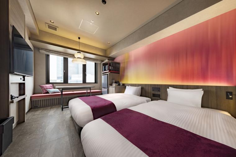 「&Here OSAKA NAMBA」デラックスツイン