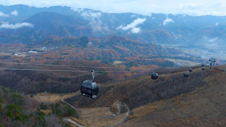「白馬岩岳マウンテンリゾート」ゴンドラリフト2