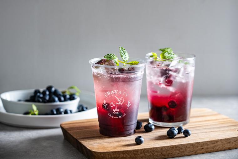 「白馬岩岳マウンテンリゾート」ブルーベリー＆アールグレイティーソーダ