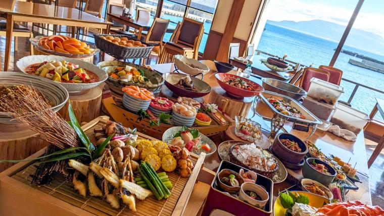 「礼文観光ホテル 咲涼」夕食