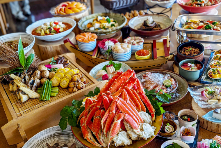 「礼文観光ホテル 咲涼」夕食ブッフェ・イメージ