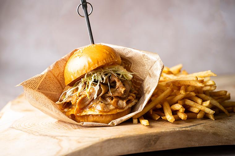 能登豚生姜焼きバーガー