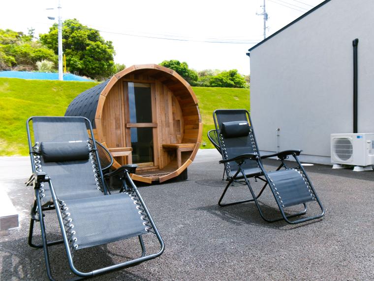 「Villa Mikuri Tsunoshima」サウナ