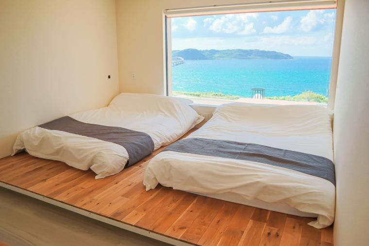 「Villa Mikuri Tsunoshima」寝室