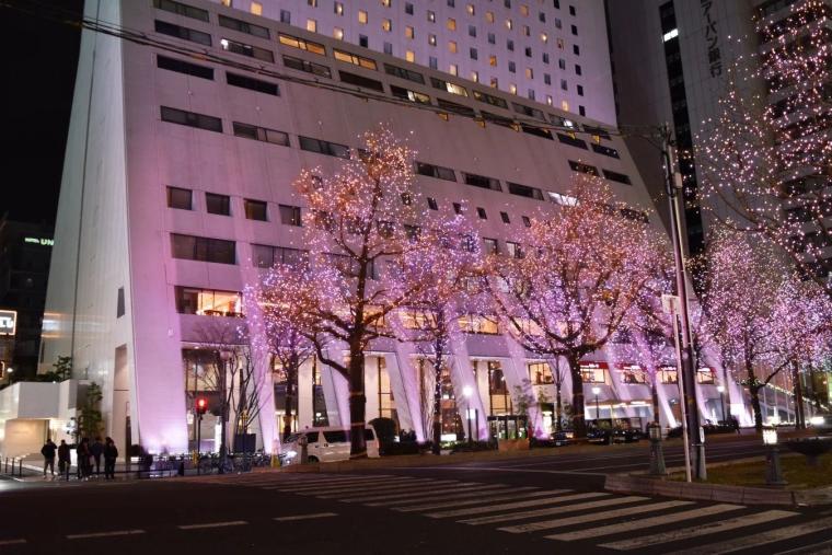 「御堂筋イルミネーション2025」ホテル日航大阪