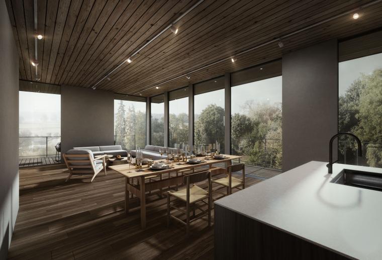 山郷 宇 Villa -SORA- 内観