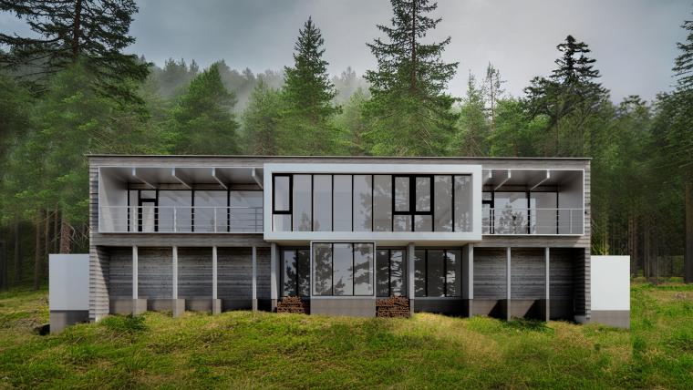 「山郷」商業棟 LARCH