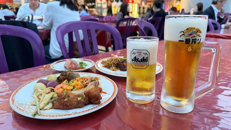 富山城見下ろすガーデンテラスで乾杯！【ANA クラウンプラザホテル富山 ビアガーデン】11 種類のビール＆パワフルなお肉とアジアンビュッフェ