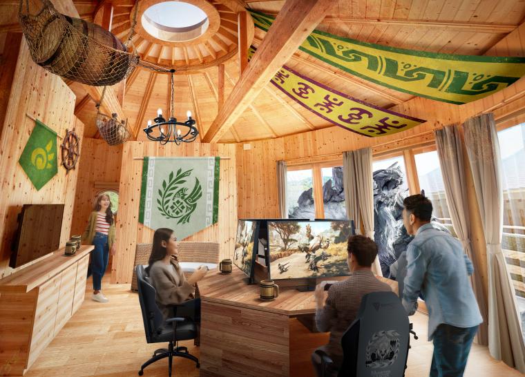 「GRAND CHARIOT 北斗七星135°」集会所のコクーン