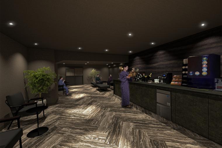 「TAOYA那智勝浦」湯上がりラウンジ