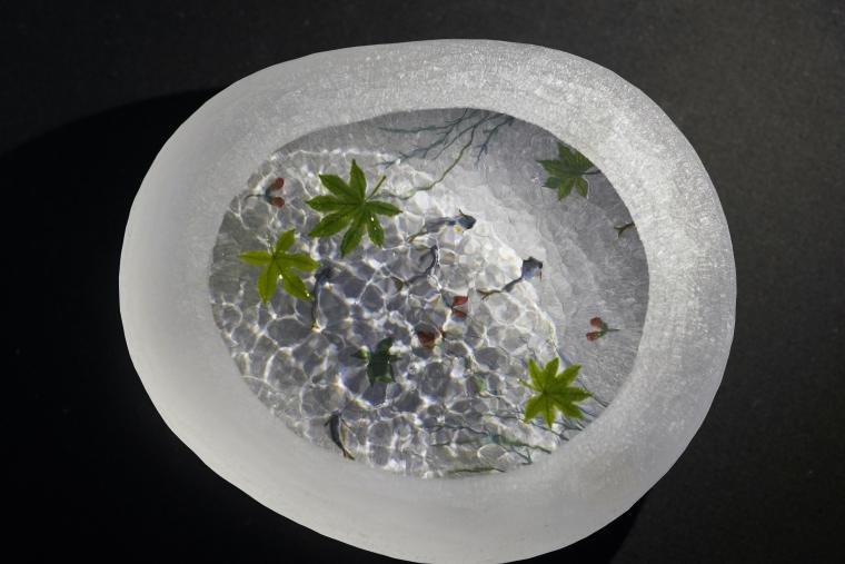 「シークレットミュージアム　Yanai Yamaguchi」ガラス文鎮