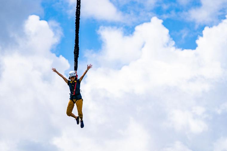 ジャングリア沖縄 バンジーグライダー