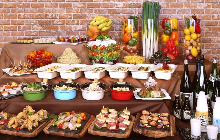 「休暇村岩手網張温泉」ビュッフェ