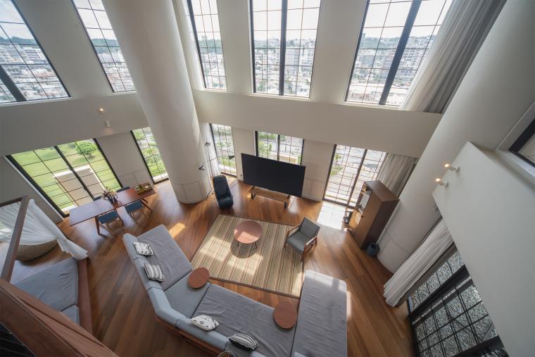 「レクー沖縄北谷スパ＆リゾート」ダイヤモンドスイート・リビング