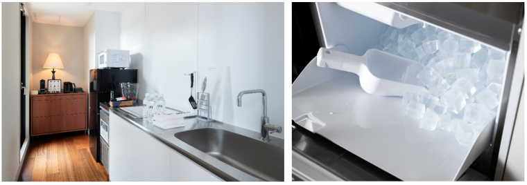 「レクー沖縄北谷スパ＆リゾート」業務用製氷機