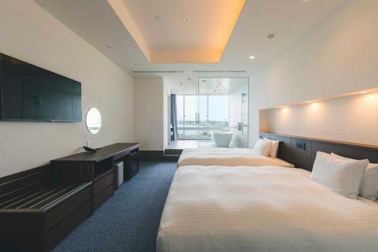 「シーサイドホテル舞子ビラ神戸」SPAタワー最上階ビューバスDXツイン