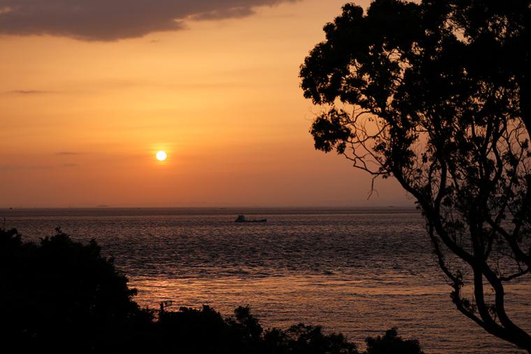 「Sunset Dog Village 淡路島」瀬戸内海