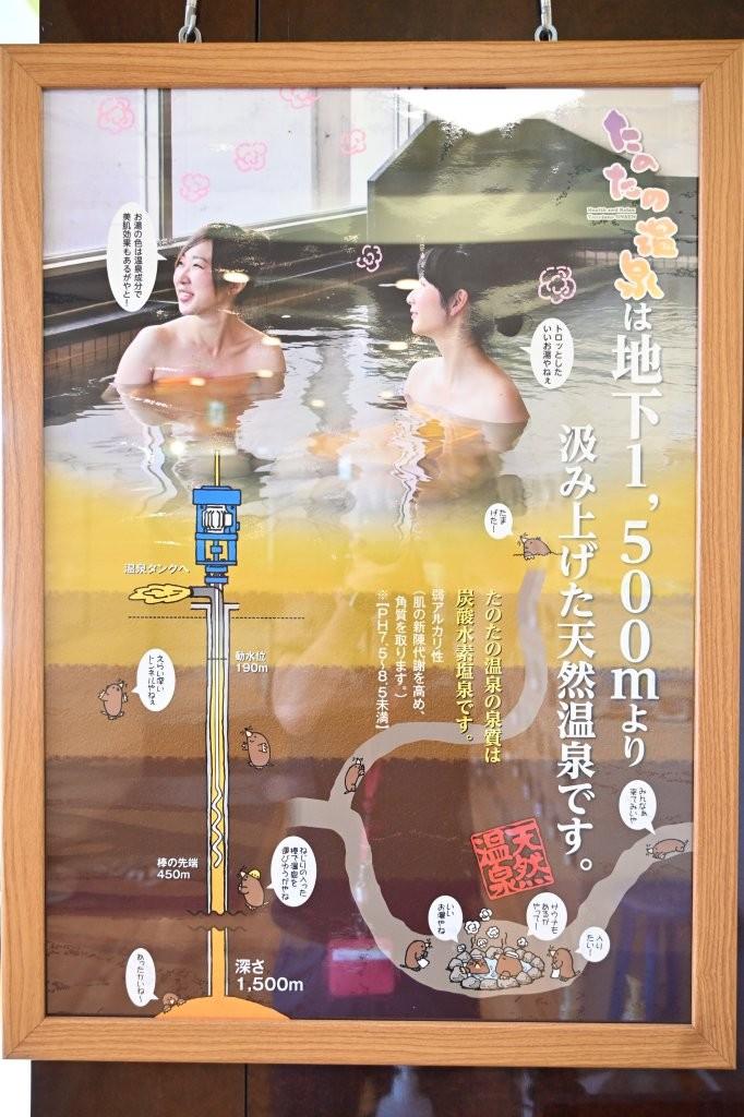 【高知】地下1,500ⅿからくみ上げた天然温泉！トロミのある美肌の湯「たのたの温泉」