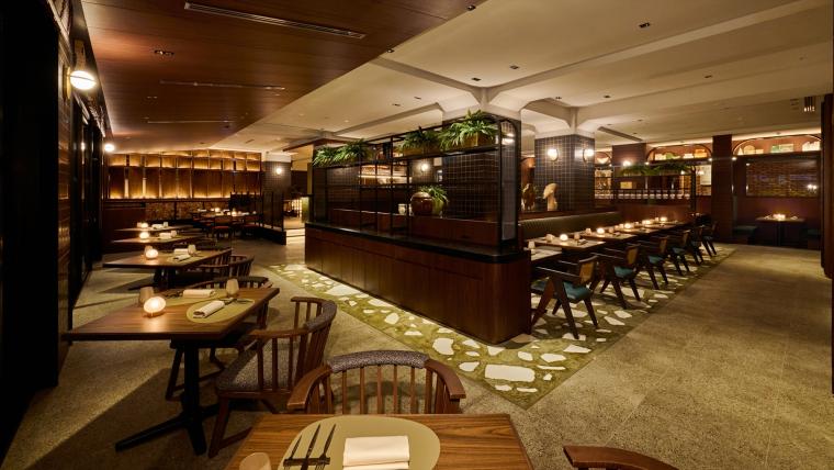 「TRATTORIA CREATTA 軽井沢」店内