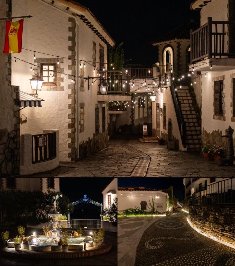 幻想的な夜景と星空観賞