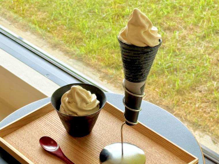 「丸八製茶場」の”献上加賀棒茶”のソフトクリームを食べに行ってきました！