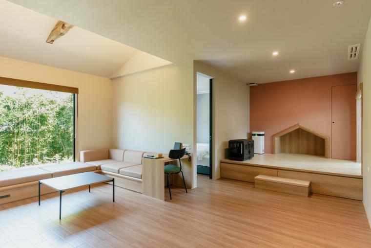 「わんファミリー温泉付山荘」室内