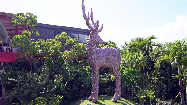 世界遺産「斎場御嶽」に隣接する日本最南端の美術館。暮らしと自然が調和するアートな空間「南城美術館」（南城市）