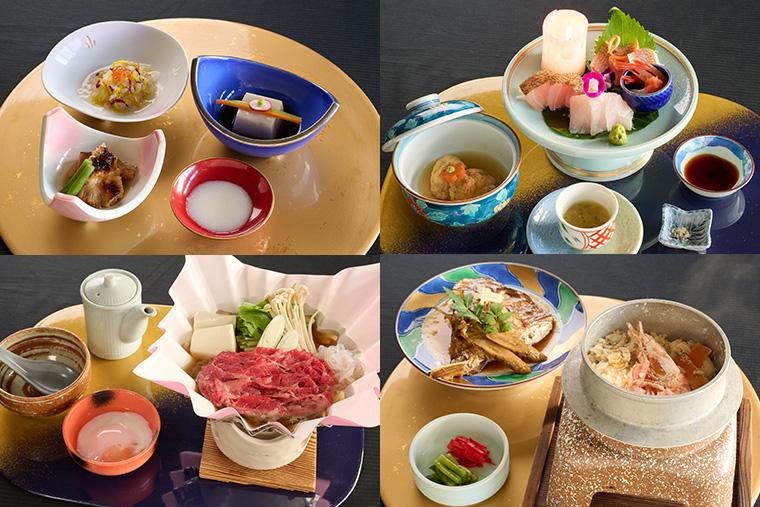 瀬波温泉　くつろぎの宿　旅館　静雲荘　料理