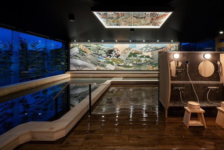 嬉野温泉「ホテル桜 嬉野」温泉大浴場