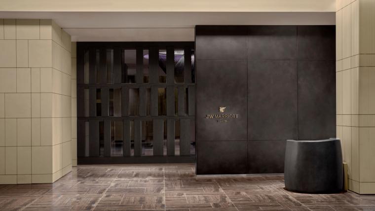 「JWマリオット・ホテル東京」1階エントランス