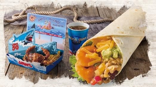 USJ・スパイシーシュリンプ・ブリトーセット