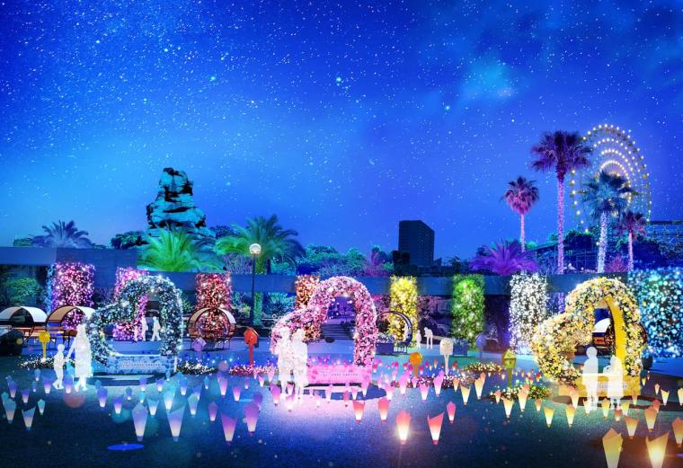 ひらかたパークのイルミネーション「光の遊園地」開催！ 新エリア＆ナイトアトラクション情報も