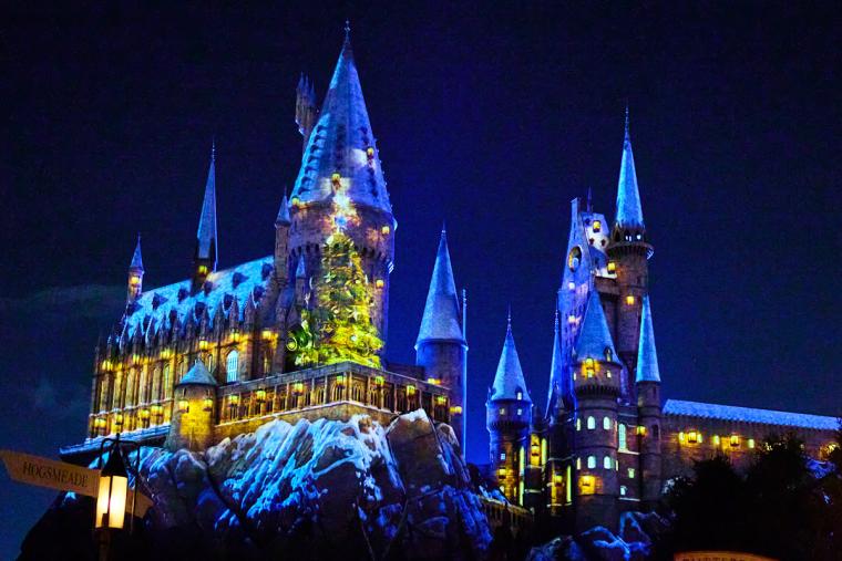 USJ ホグワーツ城 プロジェクションマッピング