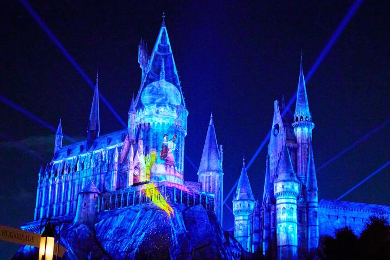 USJ ホグワーツ城 プロジェクションマッピング