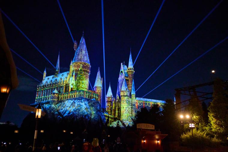 USJ ホグワーツ城 プロジェクションマッピング