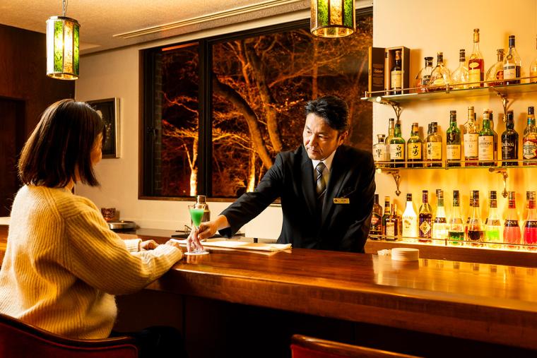 軽井沢「ホテル鹿島ノ森」バー