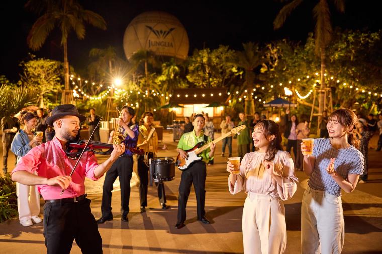 ジャングリア沖縄「オリオン ナイト バンケット」