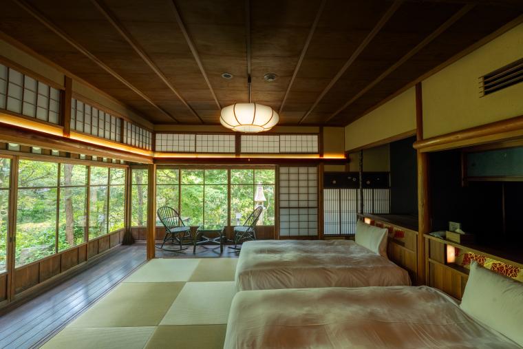 「茶寮 鶯宿亭」寝室