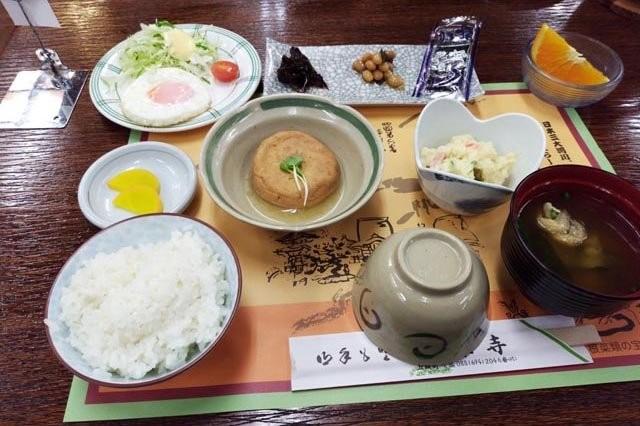 「安楽寺」の朝食