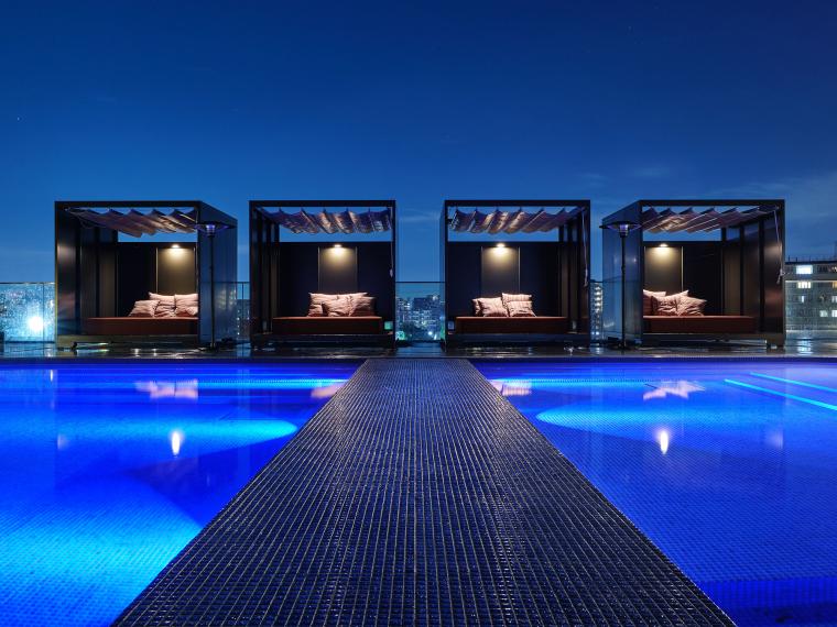 「Premium hotel MONday 舞浜ビューⅠ」屋上インフィニティプール3