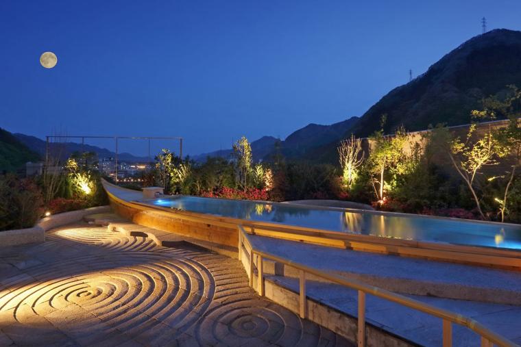 空中庭園露天風呂