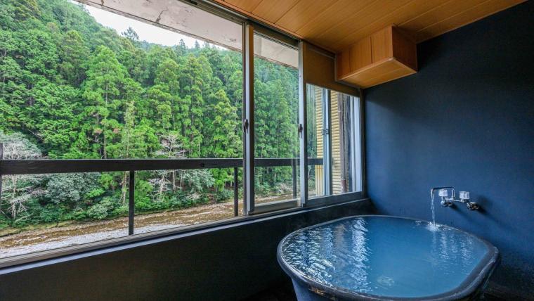 「山水館 川湯みどりや」プライベート露天風呂