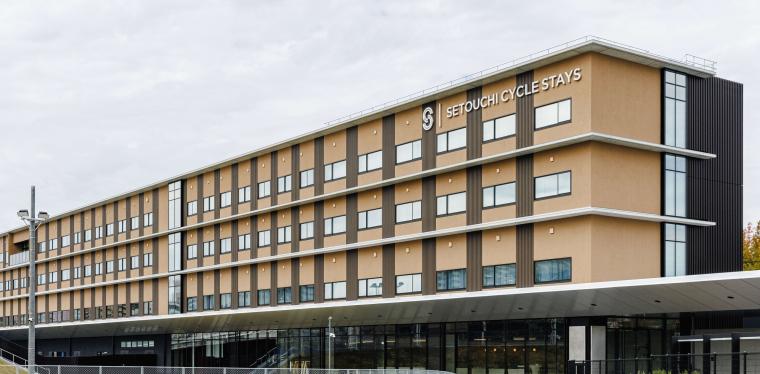 「せとうちサイクルステイズ広島宇品」外観