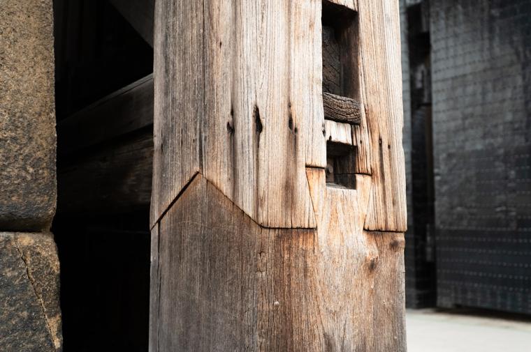 大阪城 大手門の控え柱