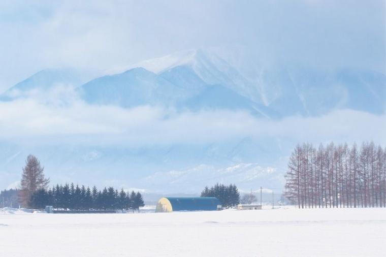 「見るもの全てを非日常の景色に」霧の魔法にかかった真っ白な十勝平野【北海道の絶景・写真 11 枚】