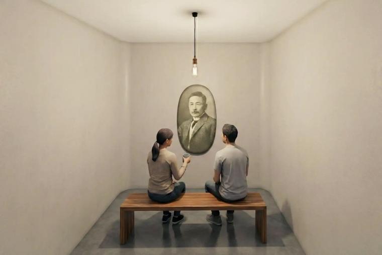 「夏目パージアム」AI体験