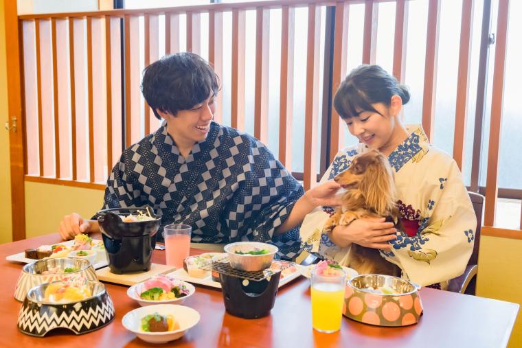 「大江戸温泉物語わんわんリゾート 西伊豆」レストラン